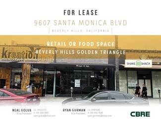 Plus de détails pour 9601-9609 Santa Monica Blvd, Beverly Hills, CA - Vente au détail à louer