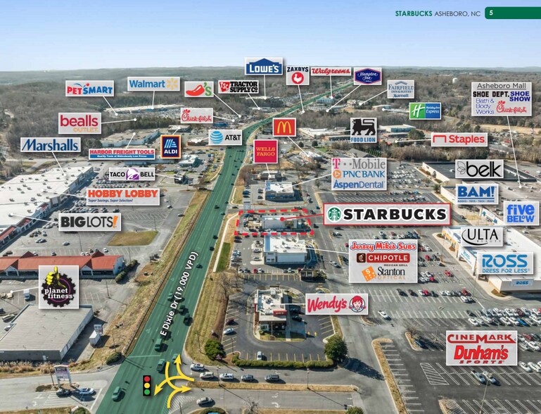 1497 E Dixie Dr, Asheboro, NC à vendre - Photo du bâtiment - Image 3 de 4