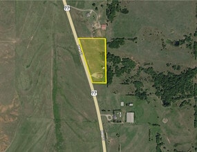 12388 US Highway 77, Paoli, OK - Aerial  map view