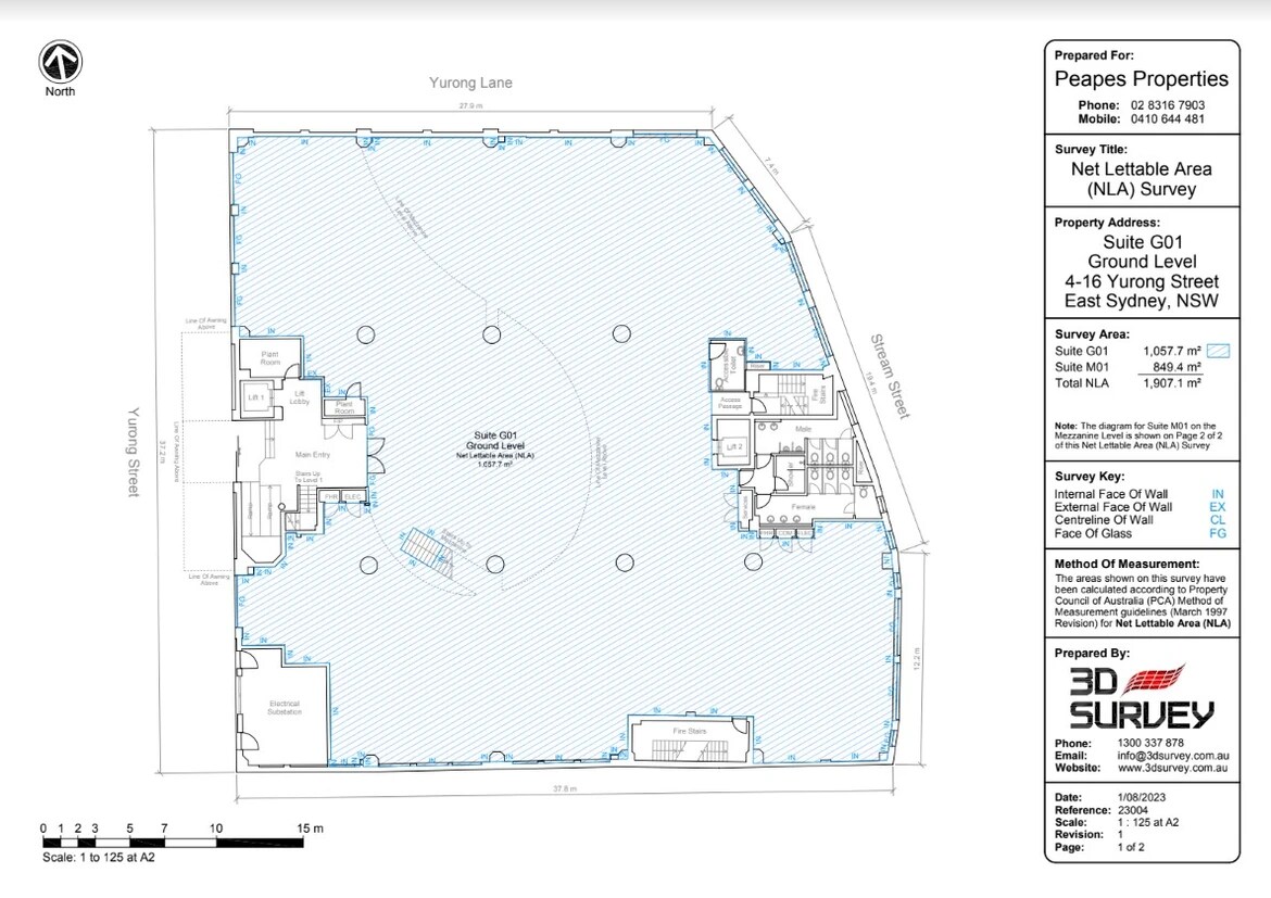 4-16 Yurong St, Darlinghurst for lease Floor Plan- Image 1 of 2