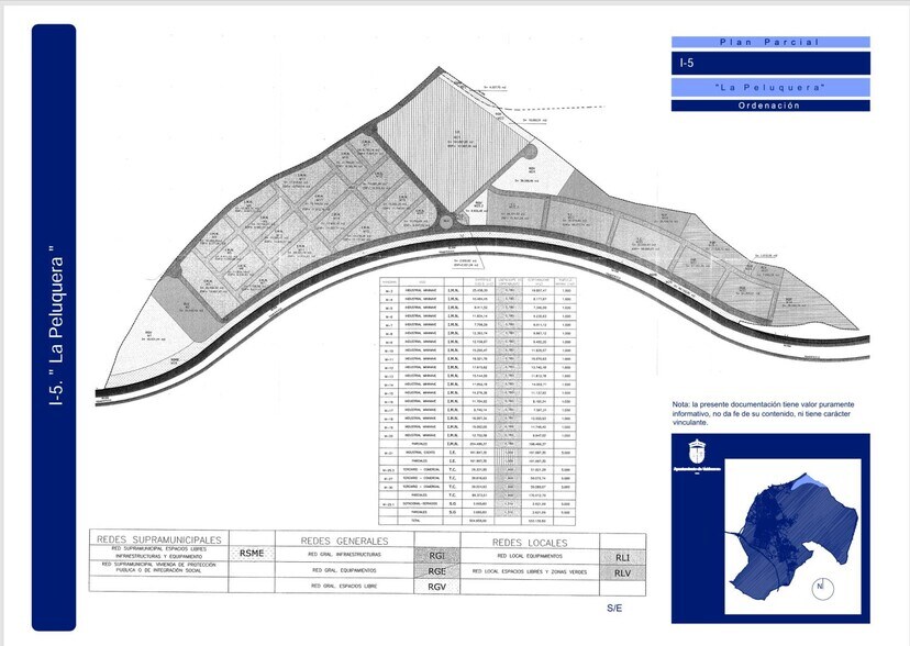 Suelo Sector I-5 La Peluquera portefeuille de 3 propriétés à vendre sur LoopNet.ca - Plan de site - Image 3 de 5