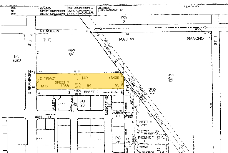 12734 Branford St, Pacoima, CA for sale - Plat Map - Image 2 of 33