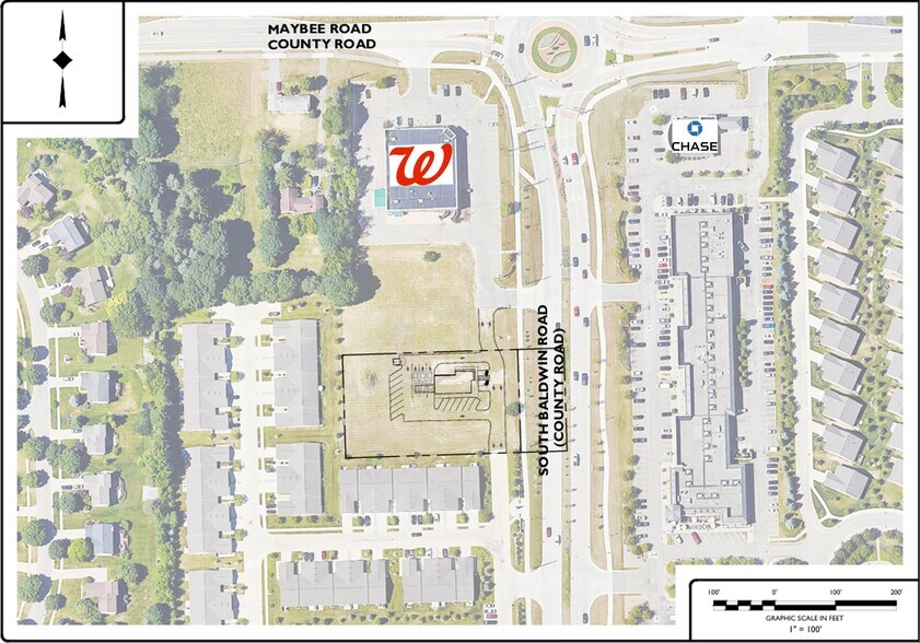 3590 S Baldwin Rd, Orion Township, MI à louer - Photo du bâtiment - Image 3 de 4