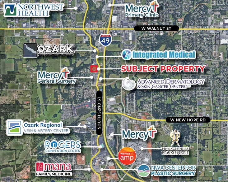 S Horsebarn Rd, Rogers, AR for sale - Aerial - Image 1 of 1