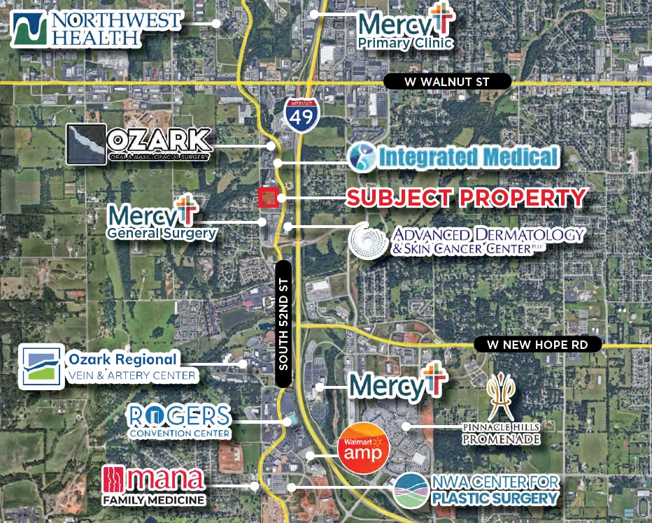 S Horsebarn Rd, Rogers, AR à vendre Aérien- Image 1 de 2