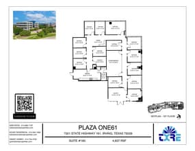 7301 N State Highway 161, Irving, TX for lease Floor Plan- Image 1 of 2