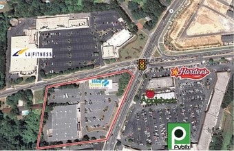 6600-6690 NE Roswell Rd, Atlanta, GA - Aerial  map view