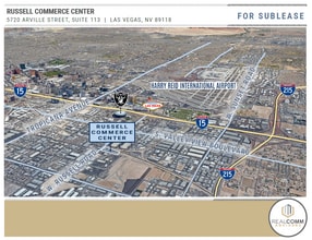 5720 Arville St, Las Vegas, NV - Aérien Vue de la carte