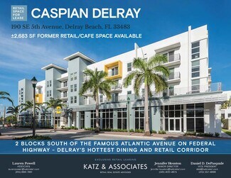 Plus de détails pour 190 SE 5th Ave, Delray Beach, FL - Commerce de détail à louer
