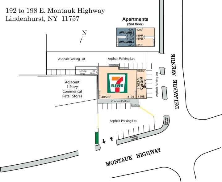 192-198 E Montauk Hwy, Lindenhurst, NY à vendre - Photo du bâtiment - Image 2 de 5