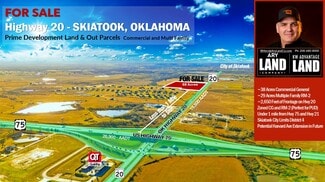 Plus de détails pour 69 Acres 3200 Highway 20, Skiatook, OK - Terrain à vendre