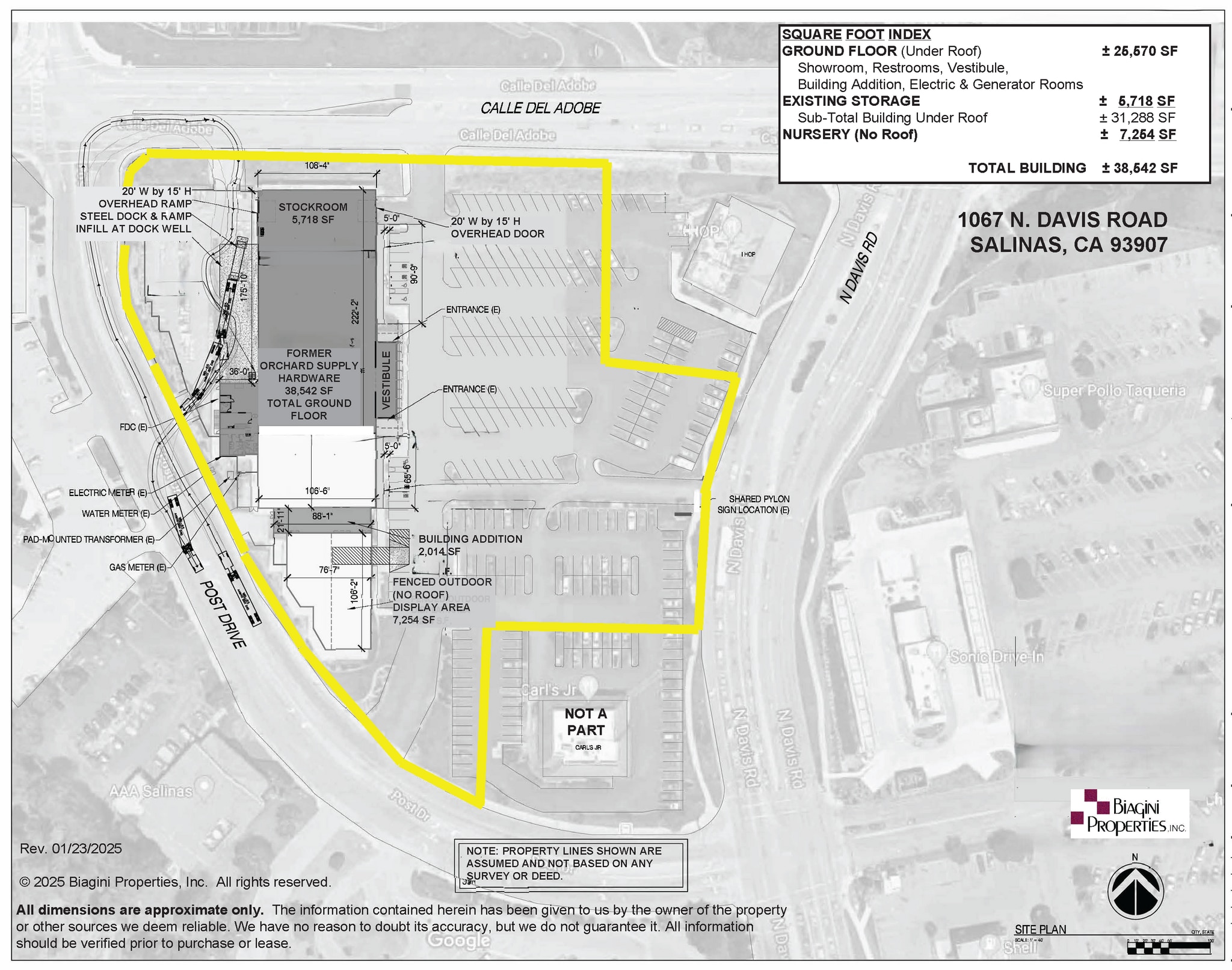 1067 N Davis Rd, Salinas, CA for lease Site Plan- Image 1 of 32