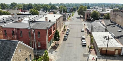 6 E 2nd St, London, OH - AERIAL  map view