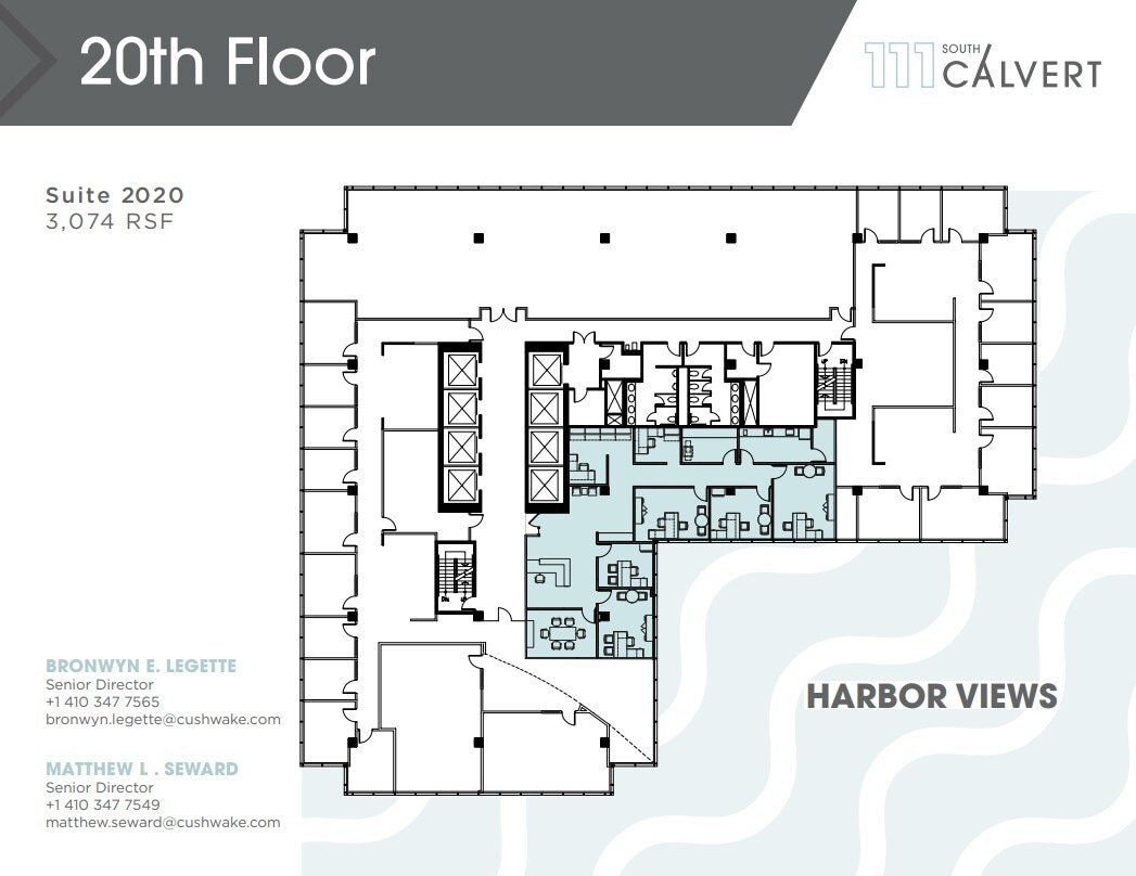 111 S Calvert St, Baltimore, MD for lease Floor Plan- Image 1 of 1