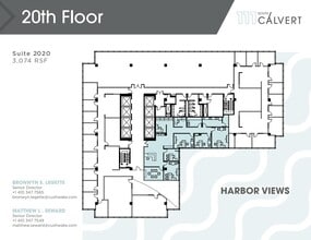 111 S Calvert St, Baltimore, MD for lease Floor Plan- Image 1 of 1