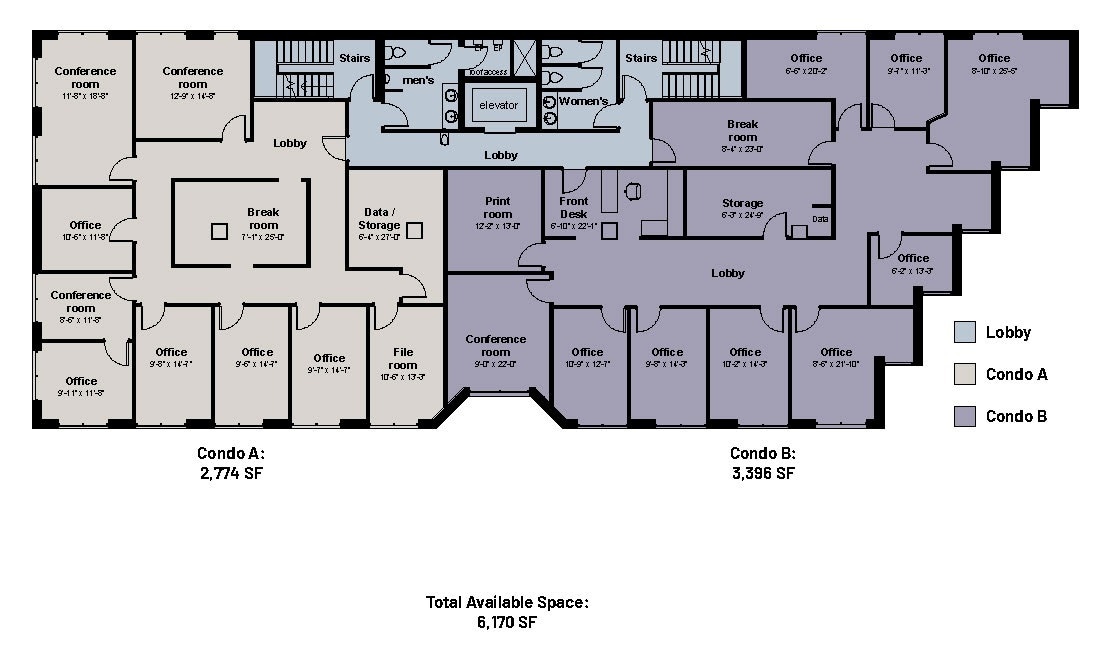 319 S Sharon Amity Rd, Charlotte, NC 28211 - Unit B - - Floor Plan - Image 1 of 1