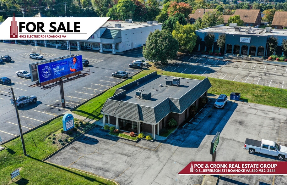 4102 Electric Rd, Roanoke, VA à vendre - Photo du bâtiment - Image 1 de 11