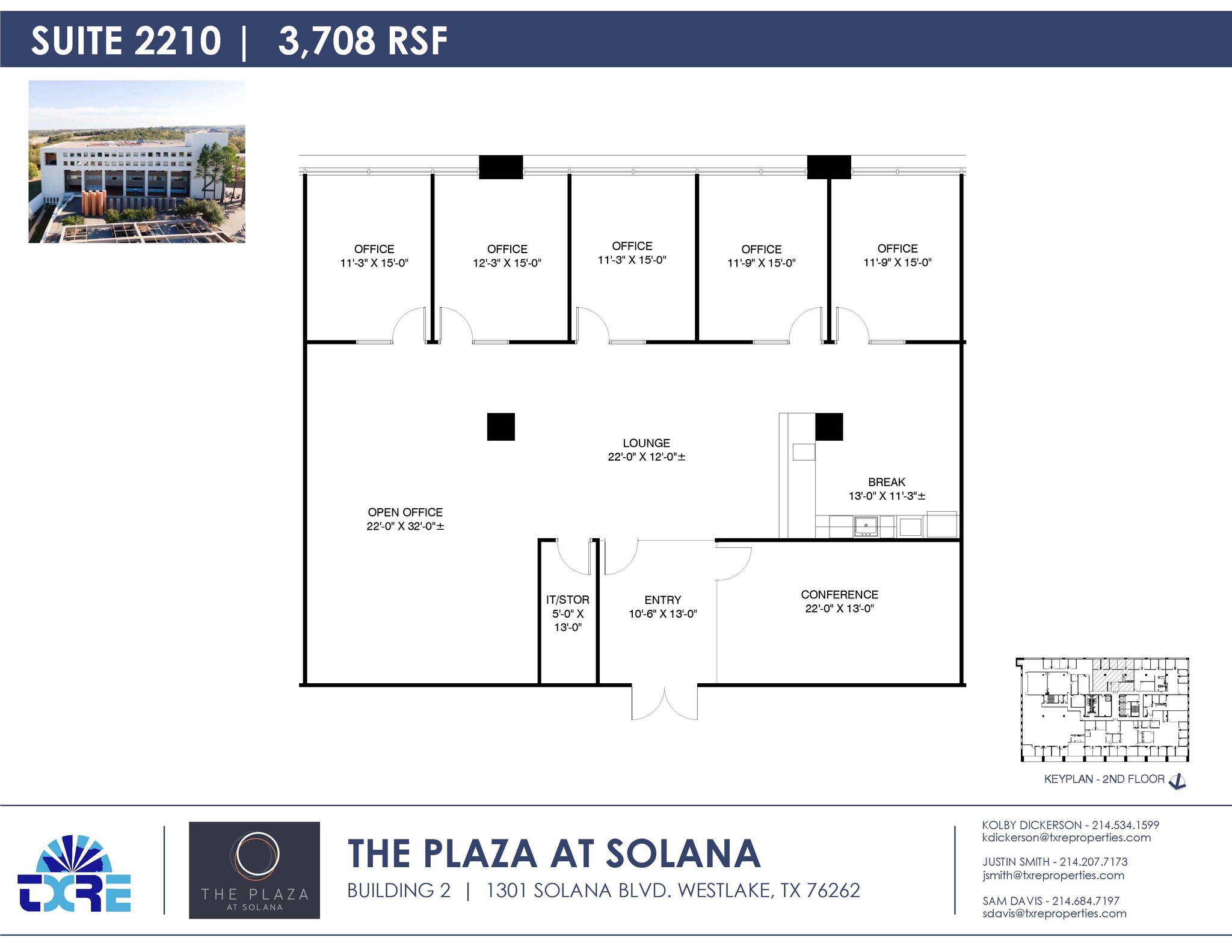 1301 Solana Blvd, Westlake, TX for lease Floor Plan- Image 1 of 1