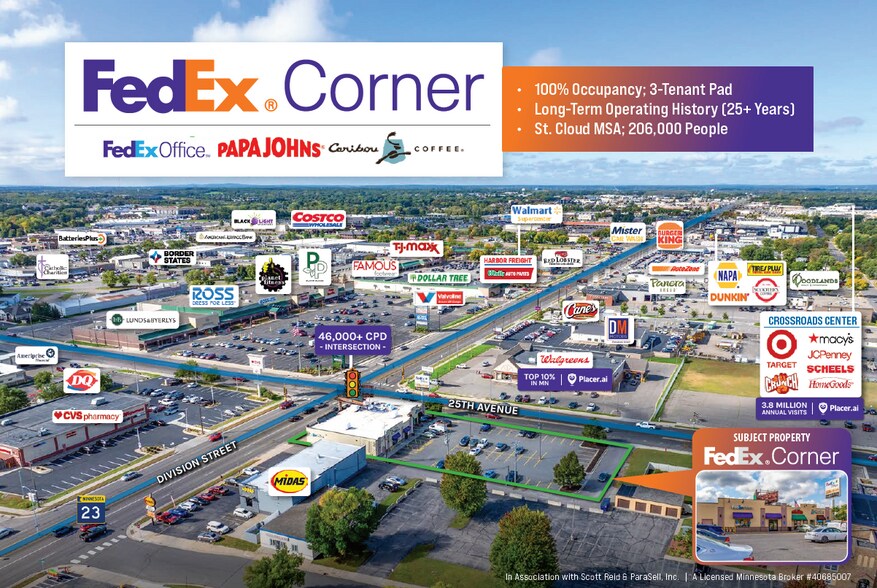 2423 Division St W, Saint Cloud, MN à vendre - Photo du bâtiment - Image 1 de 7