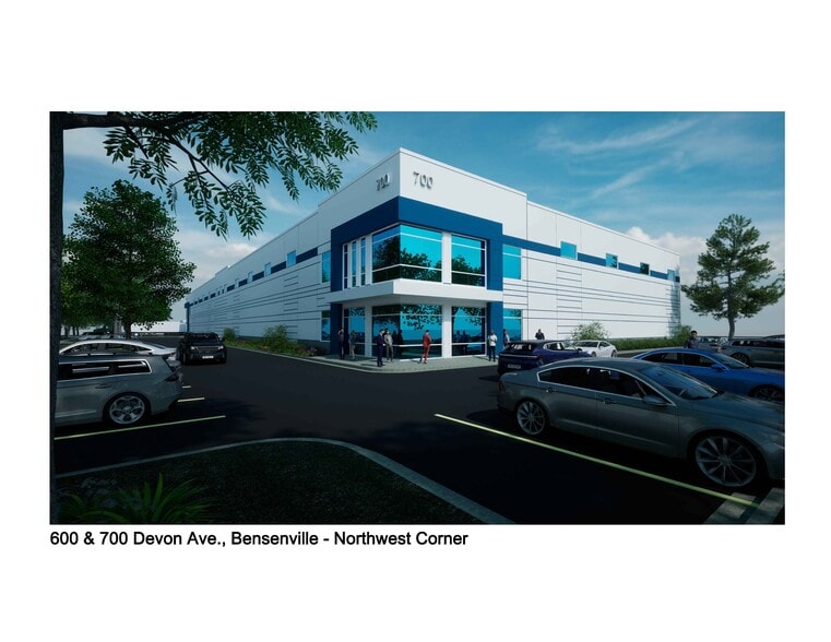 600-700 Devon Ave, Bensenville, IL à louer - Photo du bâtiment - Image 2 de 4