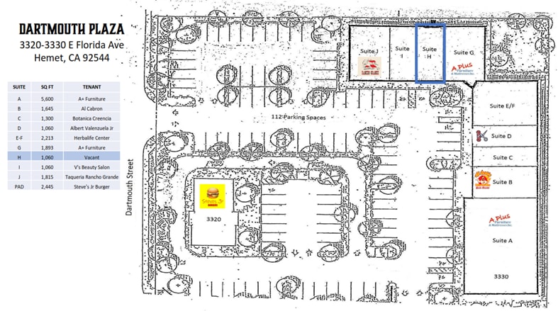 3330 E Florida Ave, Hemet, CA for lease - Site Plan - Image 3 of 11