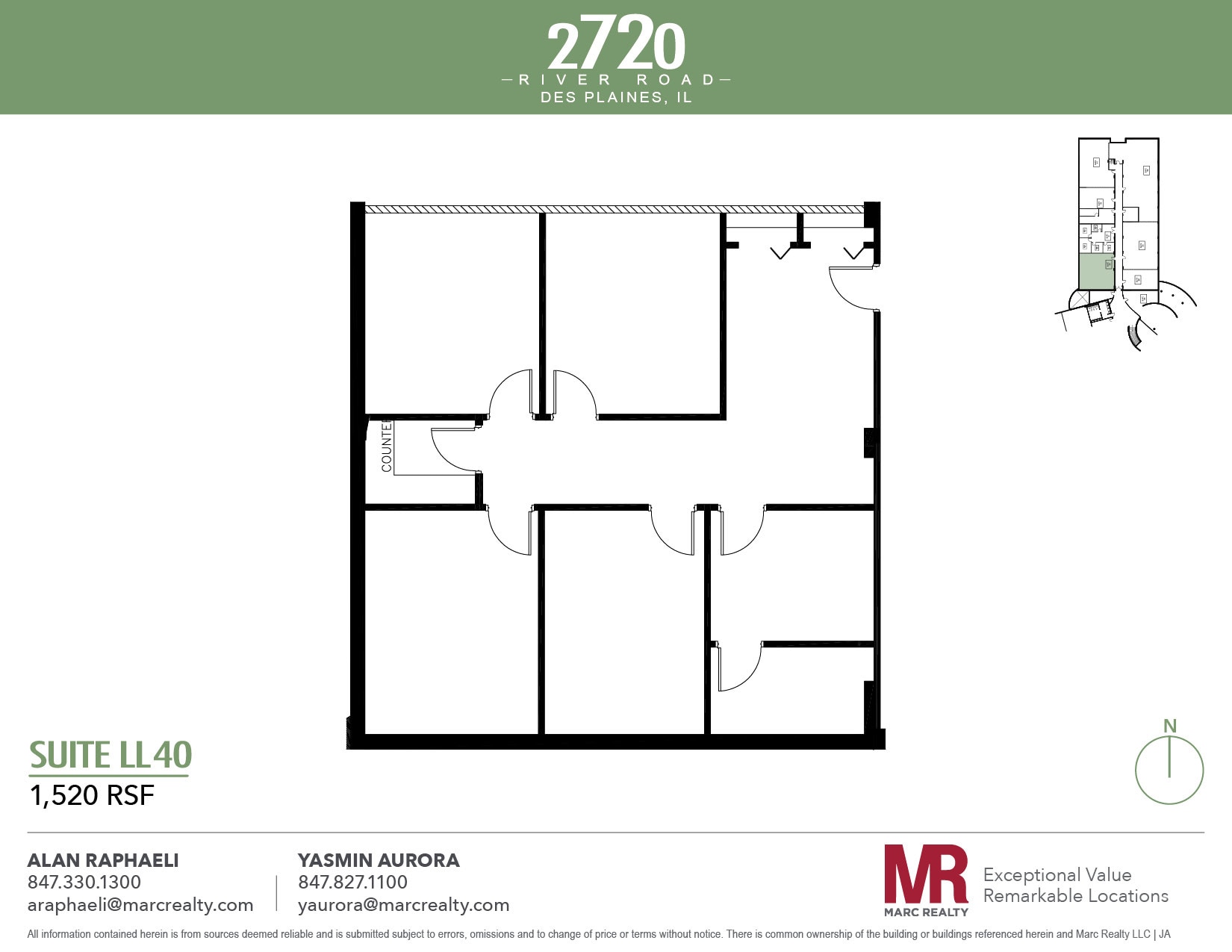 2720 S River Rd, Des Plaines, IL for lease Floor Plan- Image 1 of 5