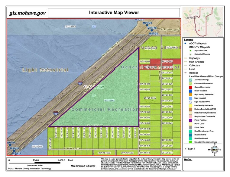 00 S Indio dr, Yucca, AZ for sale - Site Plan - Image 3 of 3