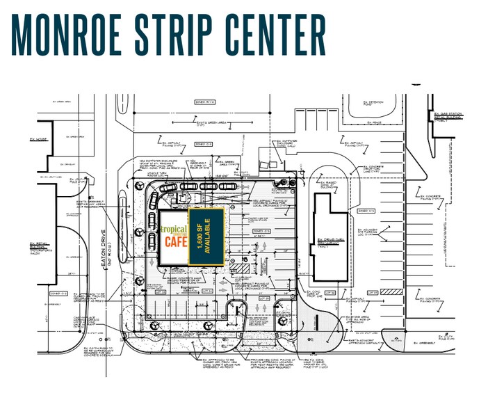 1121 N Telegraph Rd, Monroe, MI for lease - Floor Plan - Image 2 of 2