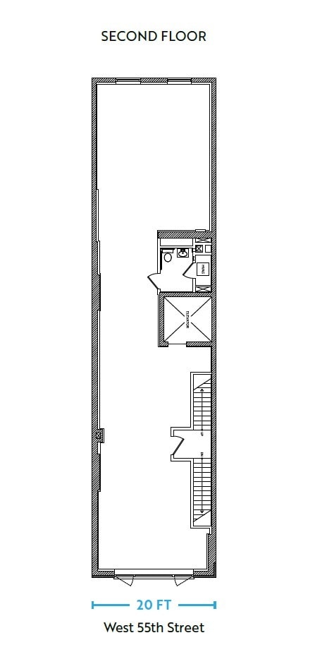44 W 55th St, New York, NY for lease Floor Plan- Image 1 of 8