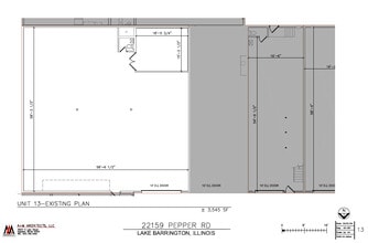 22159 N Pepper Rd, Lake Barrington, IL for lease Floor Plan- Image 1 of 2