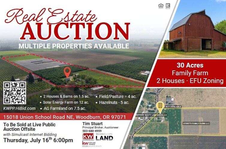 15018 Union School Rd NE, Woodburn, OR à vendre - Photo du bâtiment - Image 2 de 7