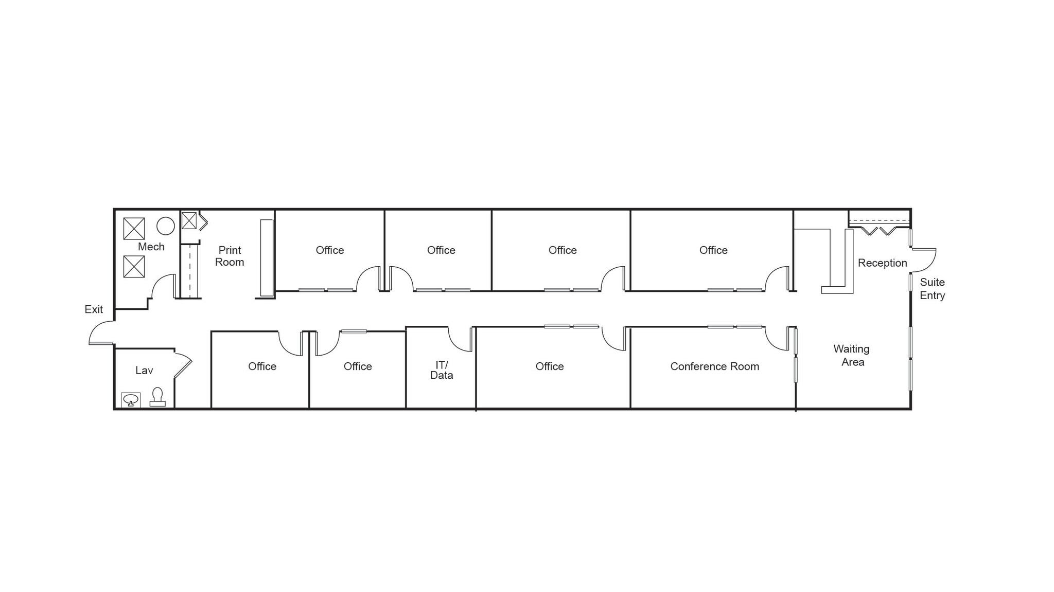 150 Maincentre, Northville, MI for lease Floor Plan- Image 1 of 1