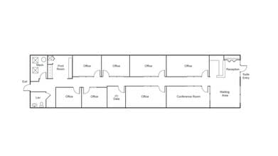150 Maincentre, Northville, MI for lease Floor Plan- Image 1 of 1