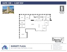 801 Cherry St, Fort Worth, TX for lease Floor Plan- Image 1 of 1