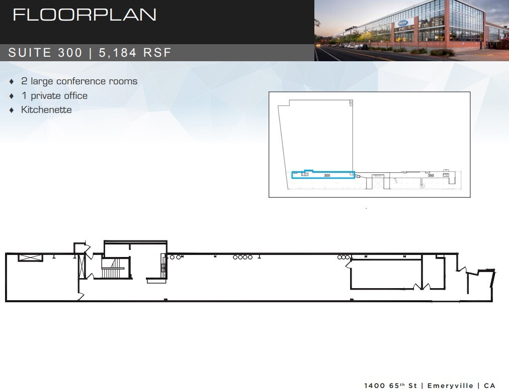 1400 65th St, Emeryville, CA à louer Plan d’étage- Image 1 de 1