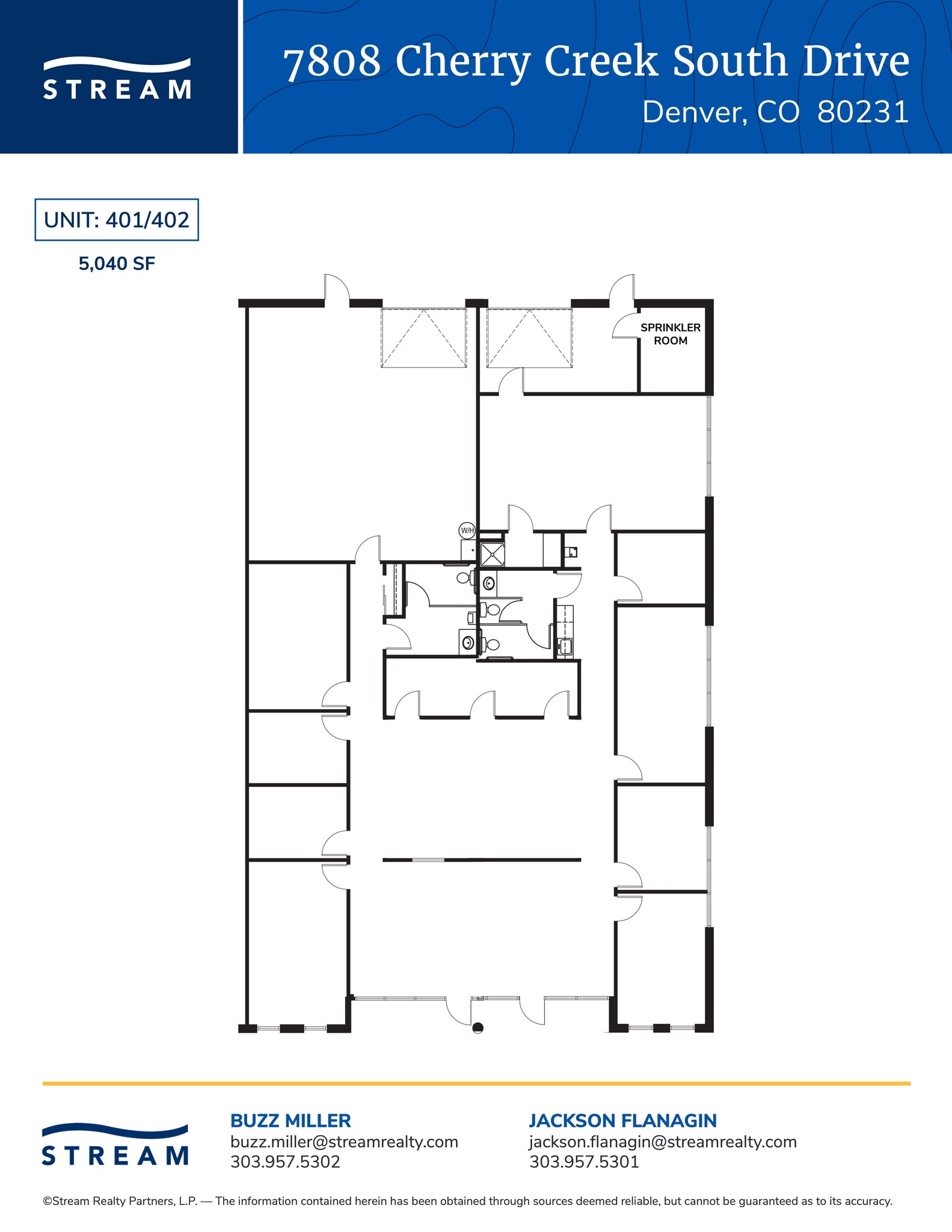 7808 E Cherry Creek South Dr, Denver, CO à louer Plan de site- Image 1 de 1