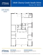 7808 E Cherry Creek South Dr, Denver, CO à louer Plan de site- Image 1 de 1
