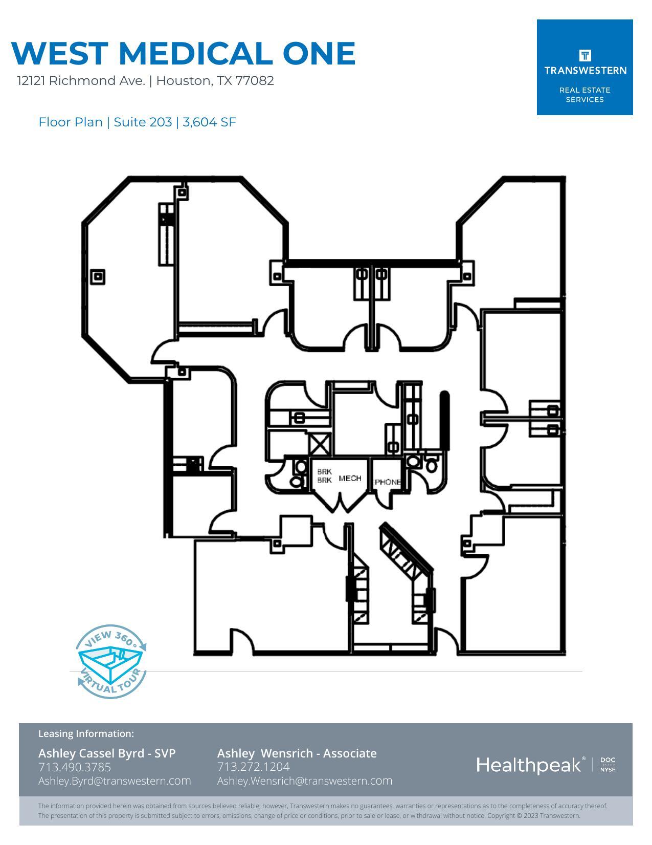 12121 Richmond Ave, Houston, TX for lease Floor Plan- Image 1 of 2