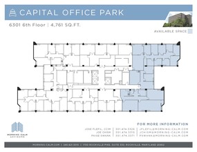 6301 Ivy Ln, Greenbelt, MD à louer Plan d’étage- Image 2 de 4