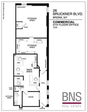26 Bruckner Blvd, Bronx, NY à louer Plan d’étage- Image 1 de 1