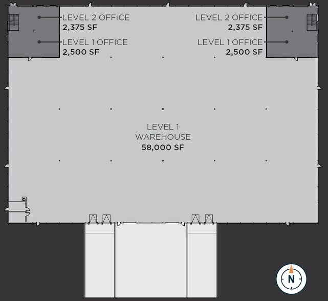 425 North 2200 West, Salt Lake City, UT à louer - Plan d’étage - Image 2 de 2