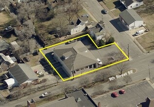 414 9th St SE, Roanoke, VA - AERIAL  map view