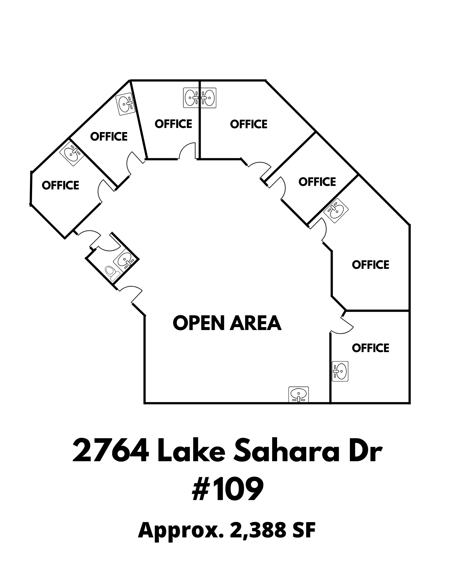 2764-2764 Lake Sahara Dr, Las Vegas, NV for lease Floor Plan- Image 1 of 1