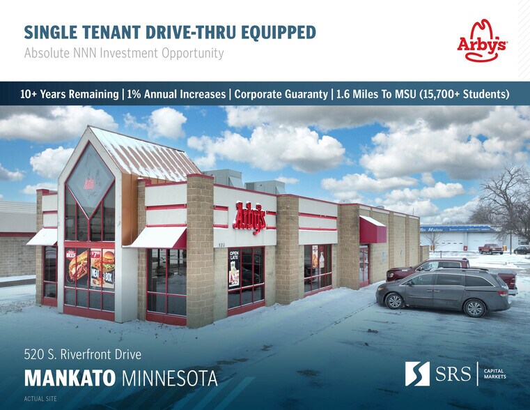 520 S Riverfront Dr, Mankato, MN à vendre - Photo principale - Image 1 de 11