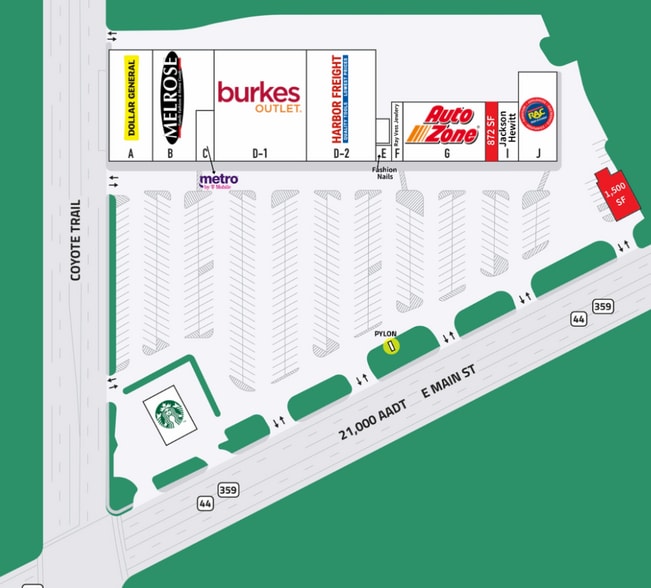 710 E Main St, Alice, TX à louer - Plan de site - Image 3 de 3