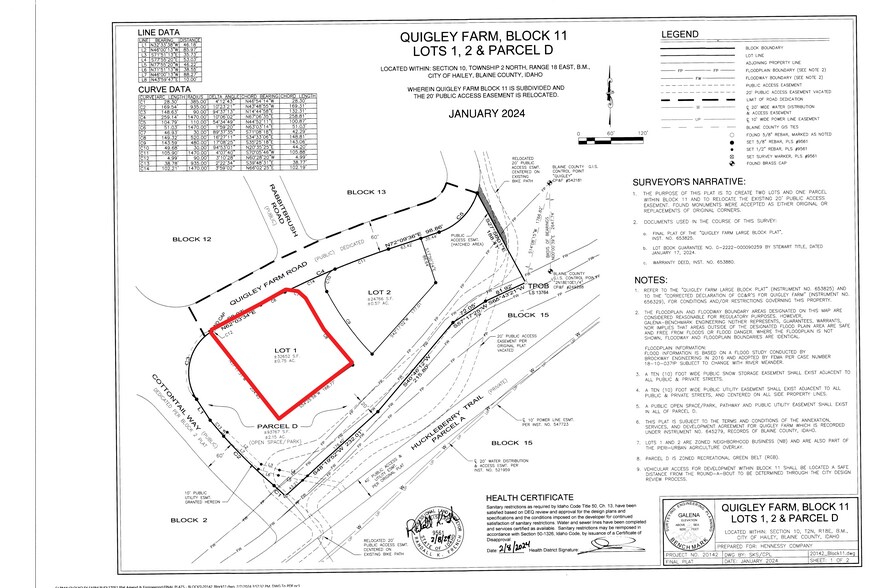 TBD Lot 1 Quigley Farm Rd, Hailey, ID à vendre - Photo du bâtiment - Image 2 de 3
