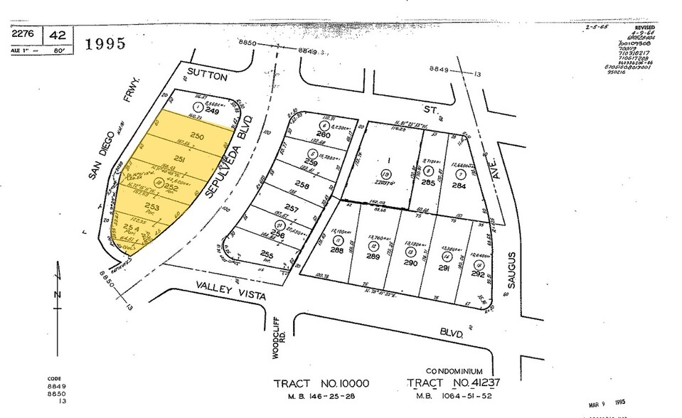 4355 Sepulveda Blvd, Sherman Oaks, CA à vendre - Plan cadastral - Image 1 de 1