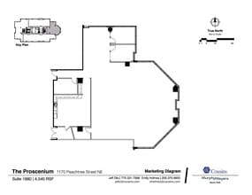 1170 Peachtree St, Atlanta, GA for lease Floor Plan- Image 2 of 2
