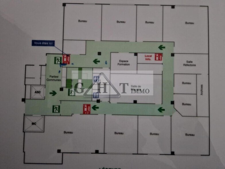 Office in Pantin for lease - Floor Plan - Image 2 of 6