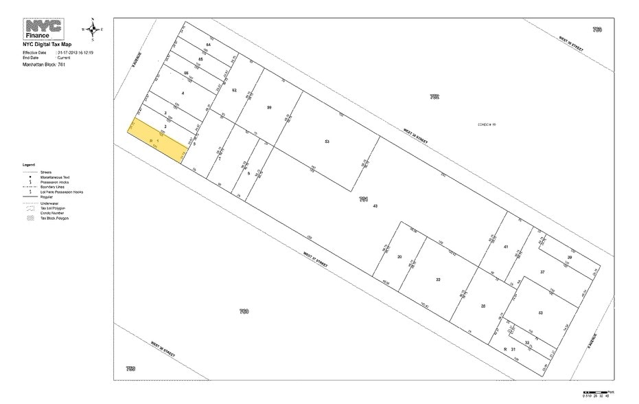 484 Ninth Ave, New York, NY for lease - Plat Map - Image 3 of 11